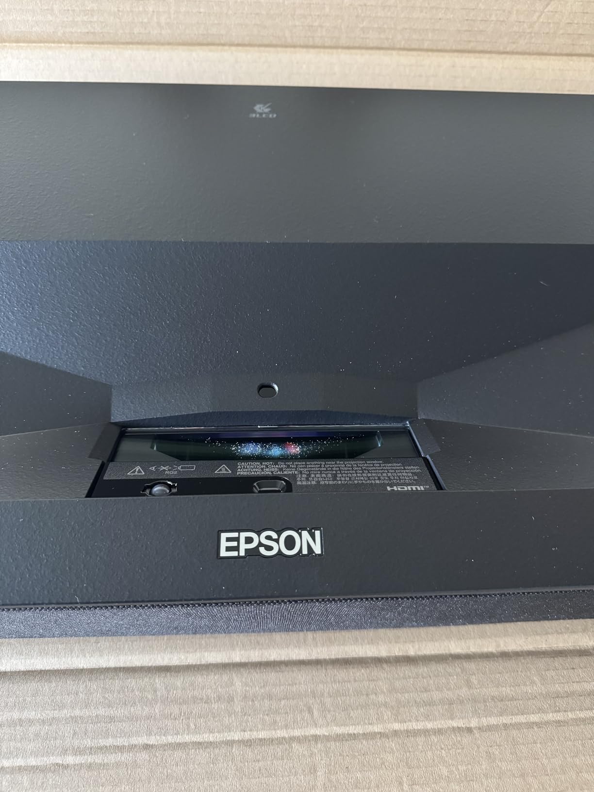Epson Lifestudio Grand Plus Ultra Short Throw Laser Projector | 4000 Lumens Color and White Brightness 4K Display Technology Sound by Bose Built-In Google TV 3-Chip 3LCD Technology, White customer photo 1