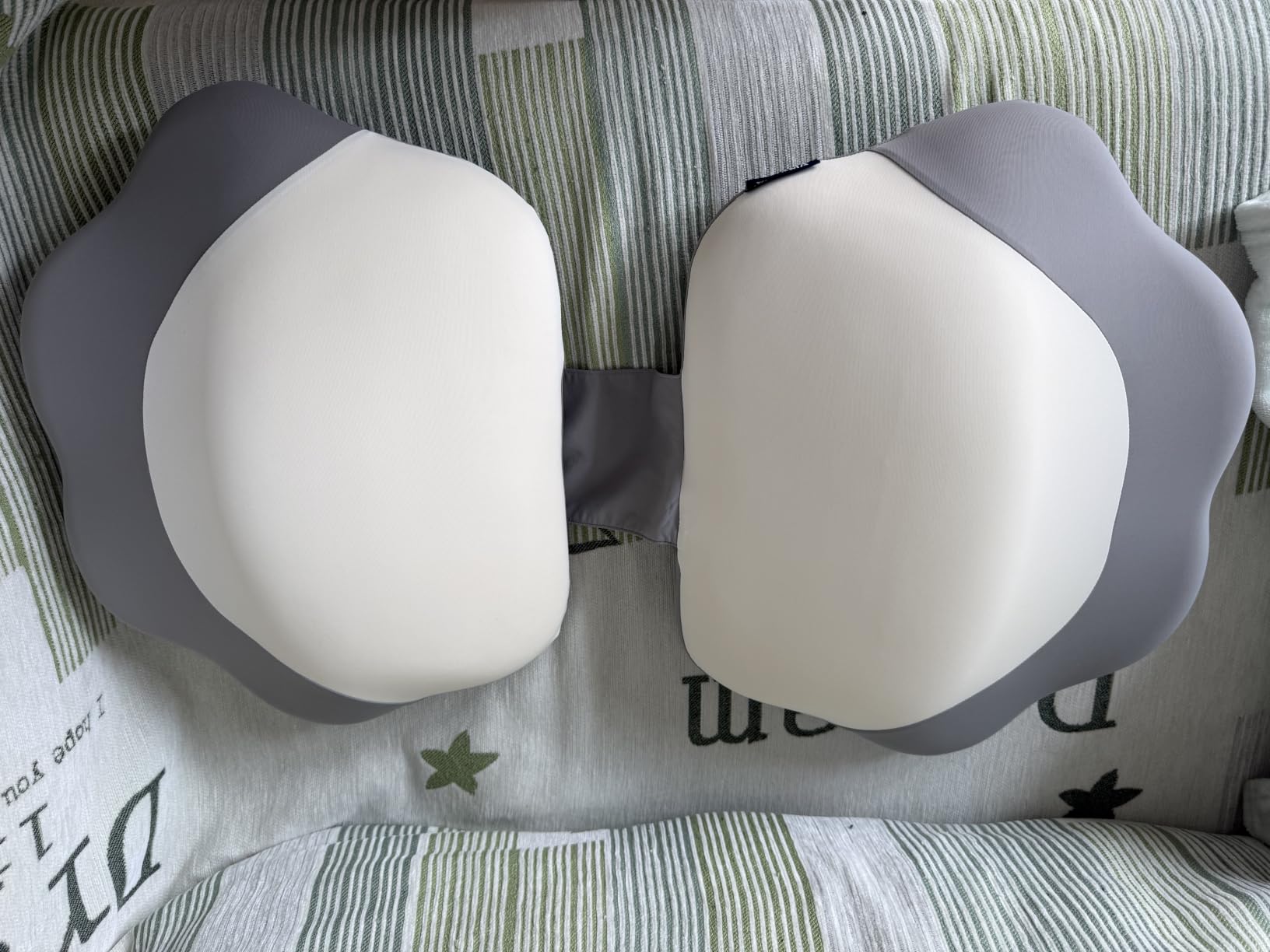 DONAMA Memory Foam Pregnancy Pillow, Maternity Wedge Pillow for Back Belly HIPS Support, Adjustable Maternity Pillows for Pregnant Women, Side Sleeping Pregnant Pillows with Cooling Pillowcase customer photo 2