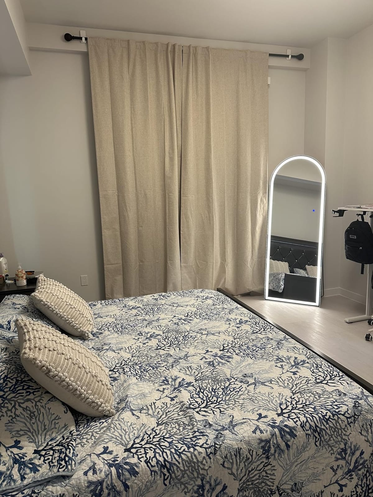 Antok LED Full Length Mirror with Light, 58