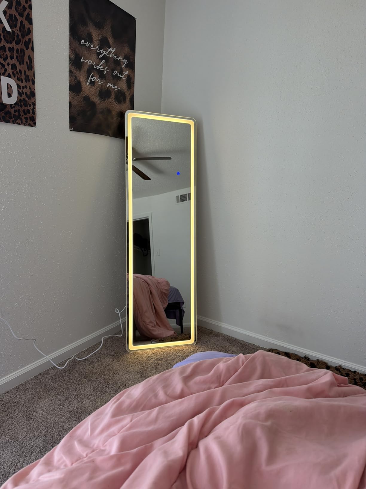 Antok LED Full Length Mirror with Light, 58