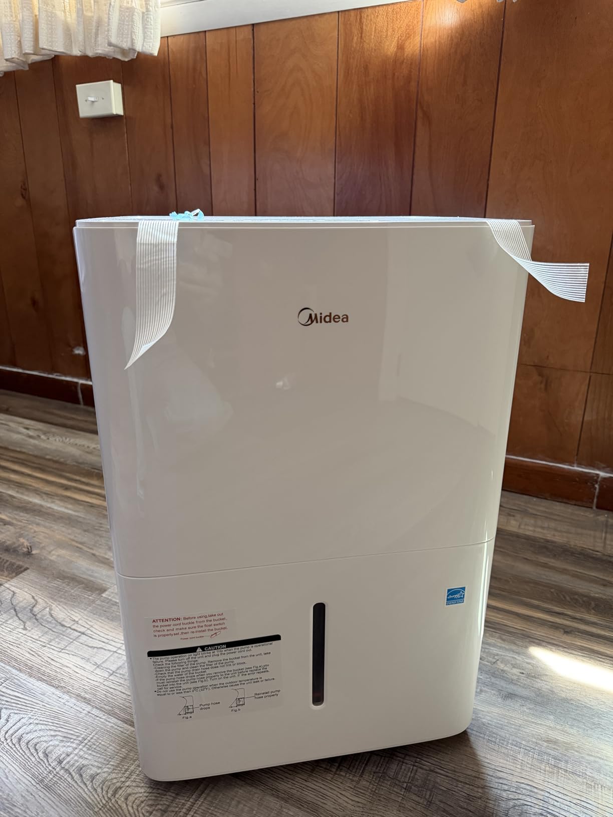 Midea 50 Pint Dehumidifier with Pump, 4,500 Sq. Ft, Energy star | Reusable Air Filter, Continuous Drainage, Wi-Fi Enabled, Works with Alexa, Quiet Operation for Basement, Home customer photo 2