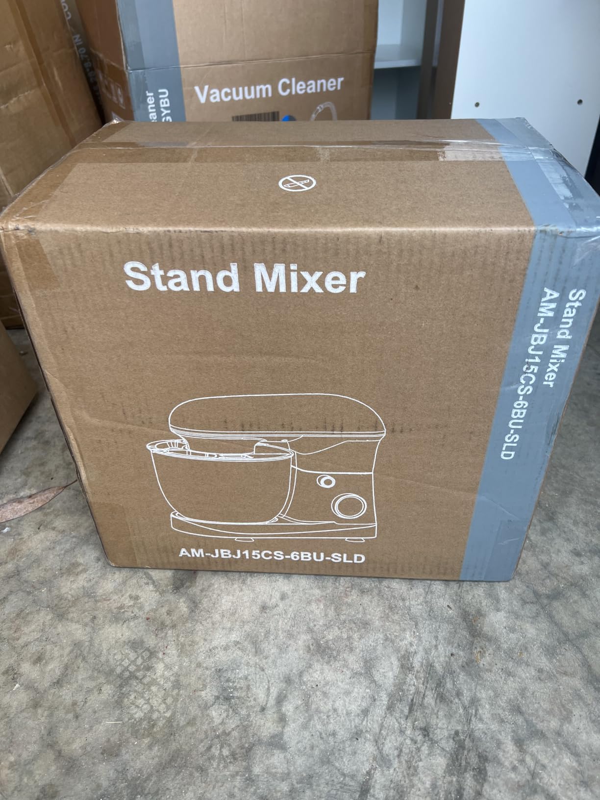 NEWBULIG Stand Mixer 6.3QT, Kitchen Electric Mixers Alternative | 10-Speed Dough Hook, Whisk, Beater & Splash Lid, Multi-Cover for Baking, Cakes and Home Cooking Needs customer photo 1