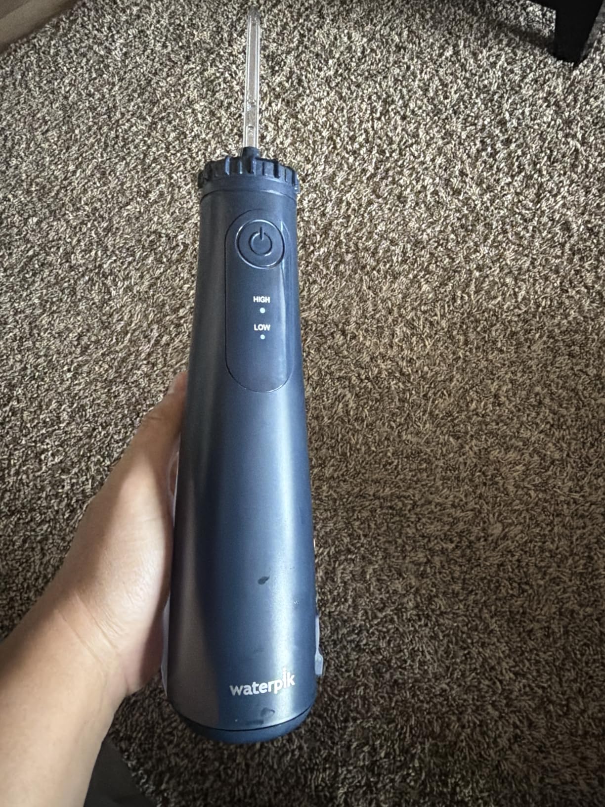Cordless Gem 5100 Portable Water Flosser, Rechargeable, White | 2 Settings, 3 Tips, Travel Mode & Bag, for Gums, Teeth, Braces, Implants, Shower Use, ADA Accepted, WF-27 customer photo 1