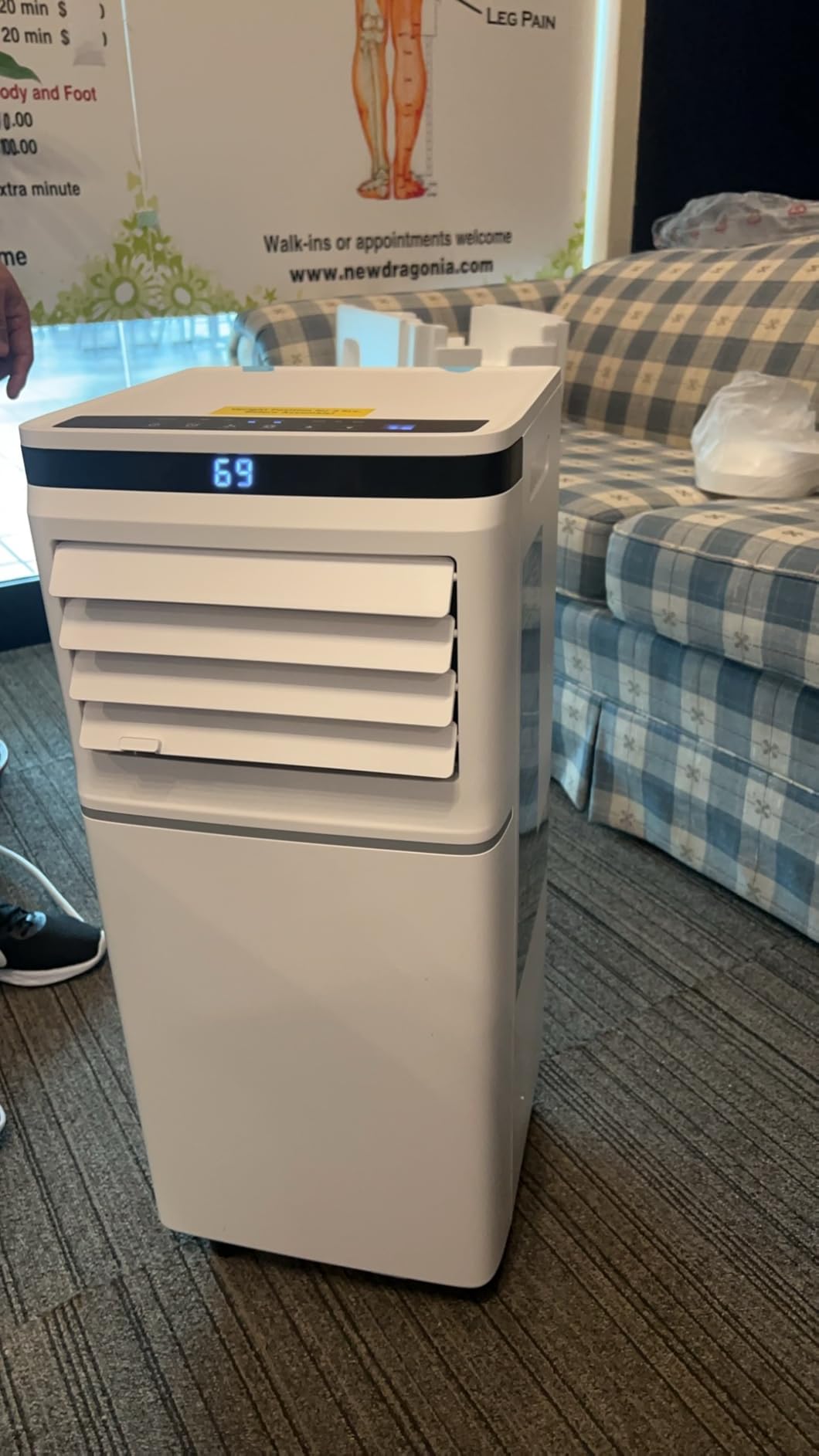 Electactic 8000 BTU Portable Air Conditioner for Bedroom, Quiet 4-in-1 Portable AC Unit with Cooling, Dehumidifier & Fan Modes, Sleep Mode, Remote Control & 24H Timer customer photo 2