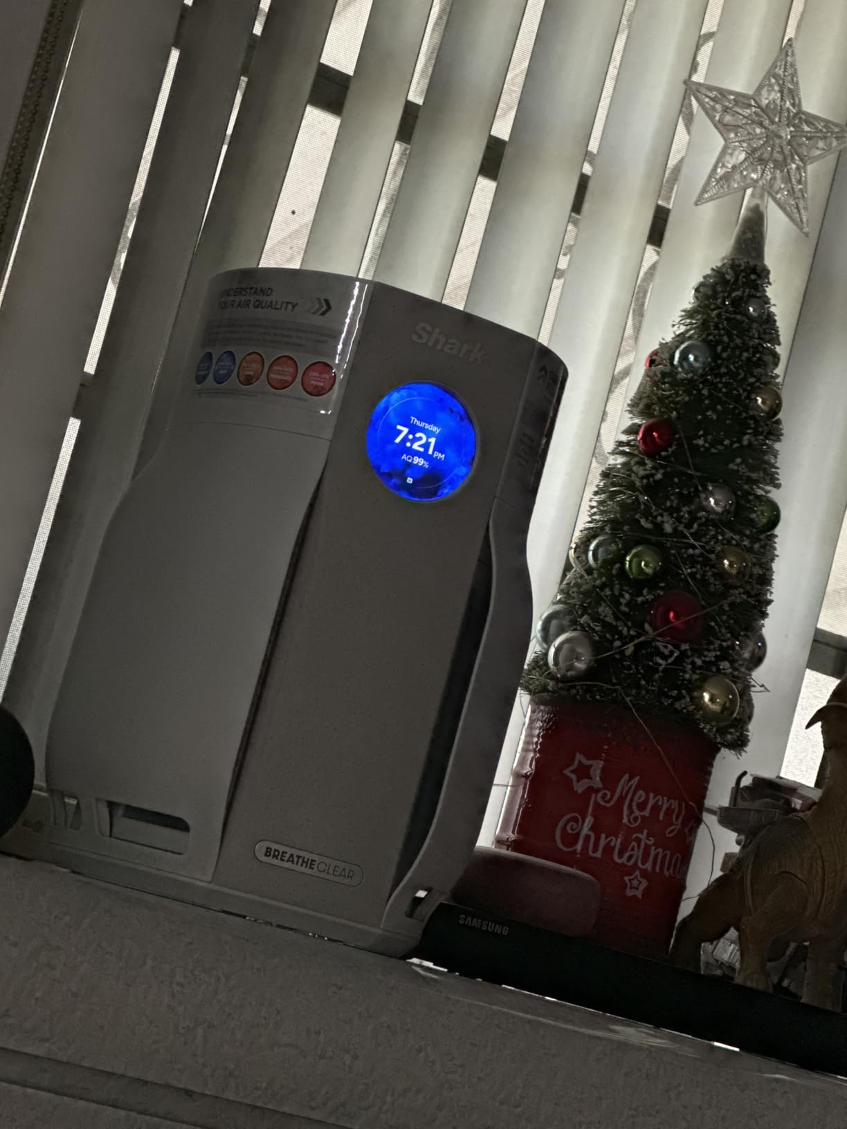 Shark BreatheClear Max Smart Air Purifier, HP362, Dove | For Whole Home or Large Room, Motion Sensing, HEPA-Exceeding in All Modes, No Filter Changes up to 6 Years customer photo 2