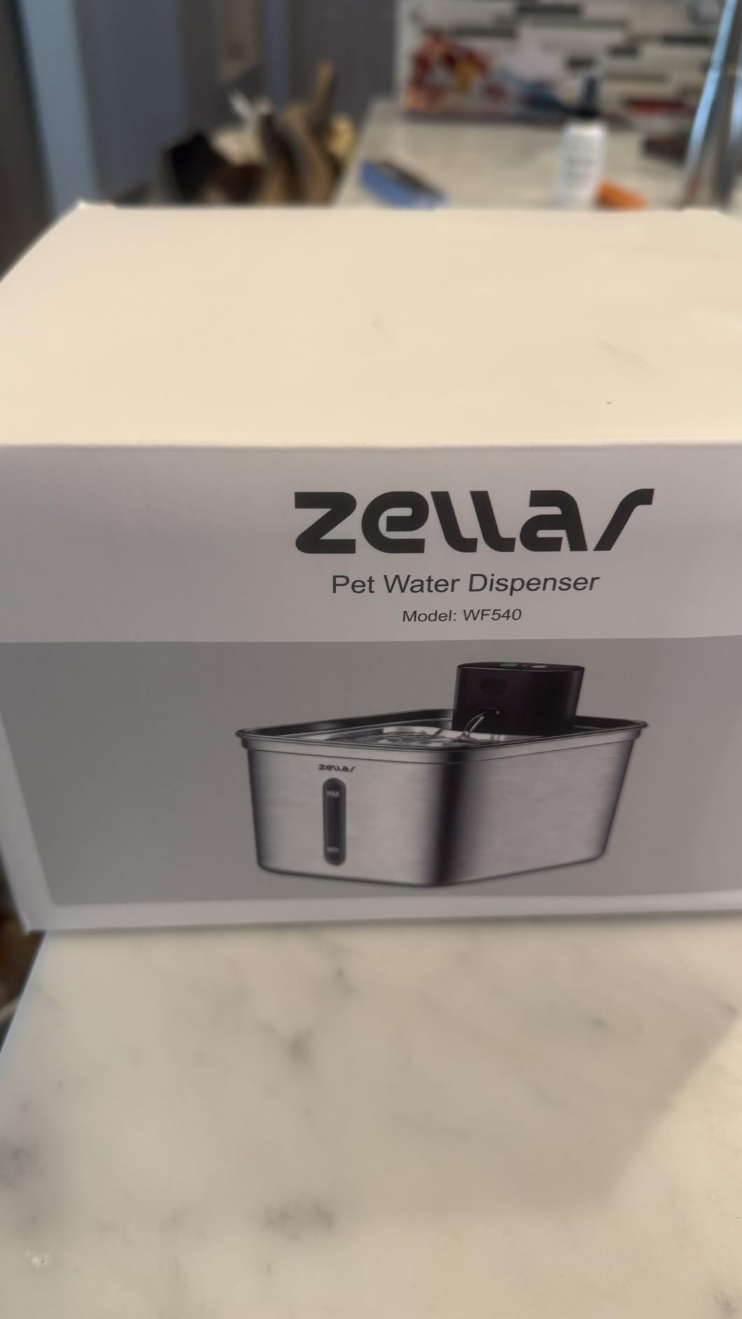 Zellar Wireless Cat Water Fountain 99oz Pump-Free customer photo 1