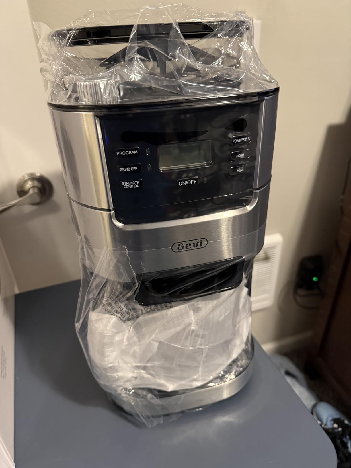 Gevi All In One 10-Cup Grind & Brew Coffee Maker with Built-In Burr Grinder customer photo 2