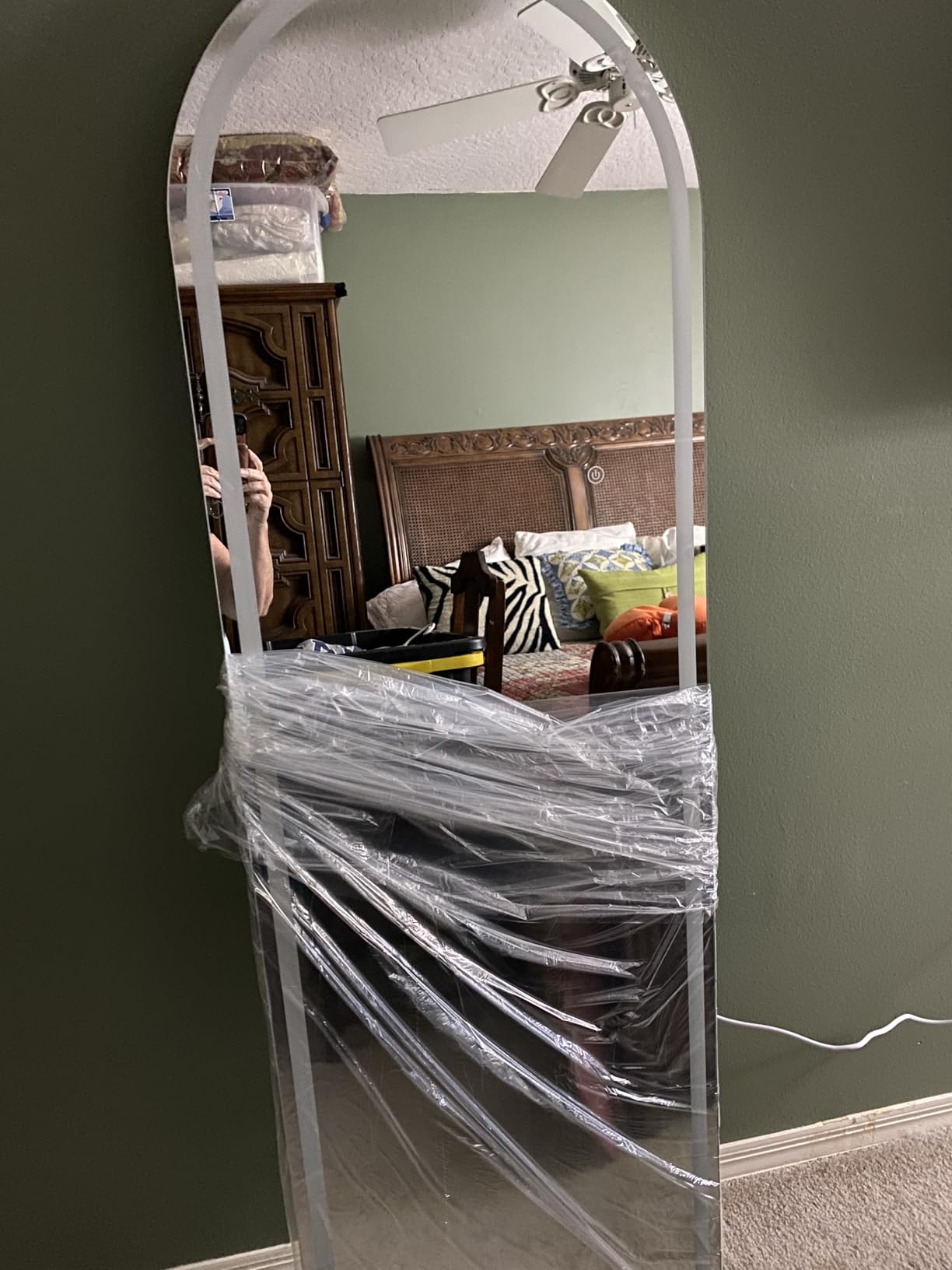 DUMOS Arched LED Mirror Full Length Standing, 16