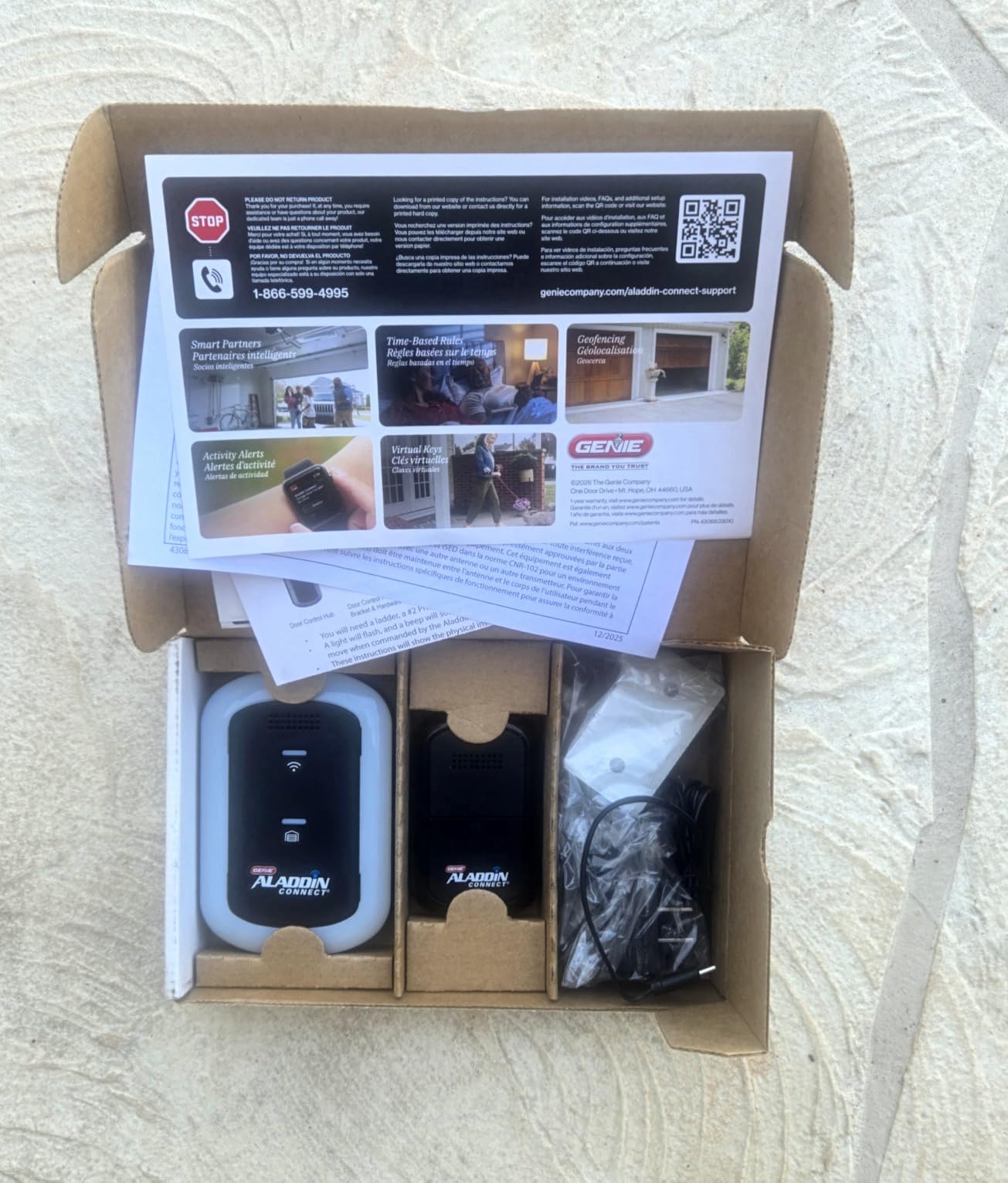 Genie Aladdin Connect Smart Garage Door Controller, Single Door Kit ALKT2-R customer photo 1