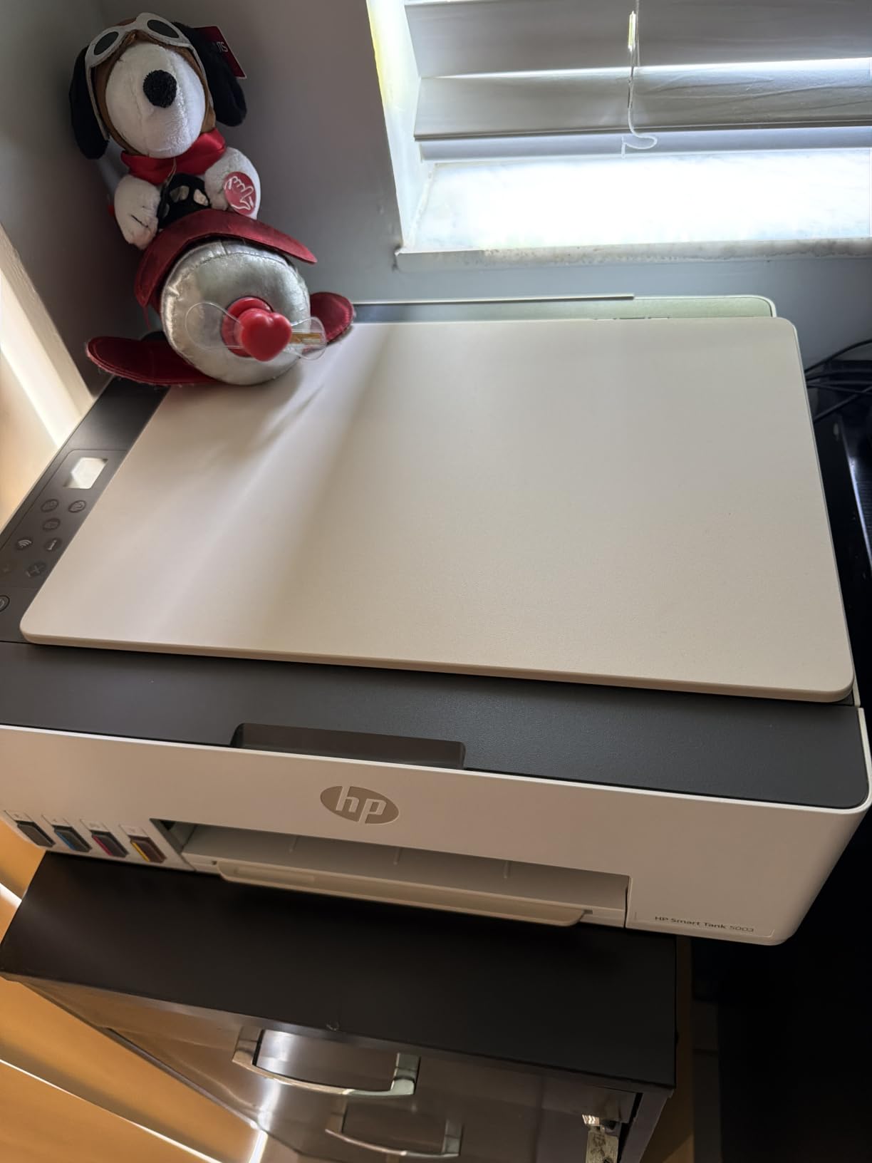 HP Smart Tank 5003 Wireless All-in-One Ink Tank Printer, Scanner, Copier with up to 3 Years of Ink Included, Cartridge-Free (9B2D3A) customer photo 1