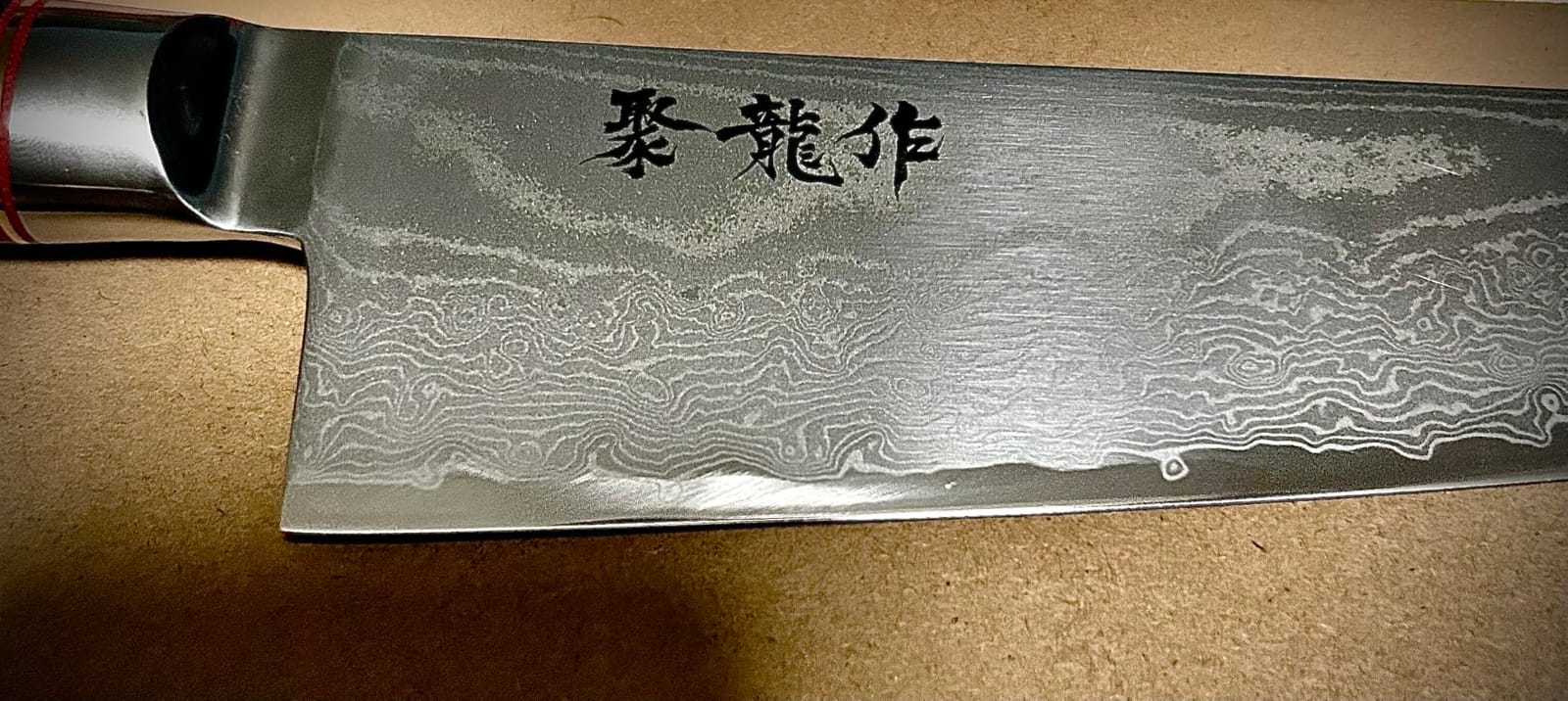 Japanese Chef Knife Set 3 Pcs, 67-Layer Damascus Kitchen Knife Set with VG10 Steel Core, Professional Sharp Damascus Knives with Ocean-Blue Ergonomic Handle, Include Elegant Cooking Gifts Box customer photo 2