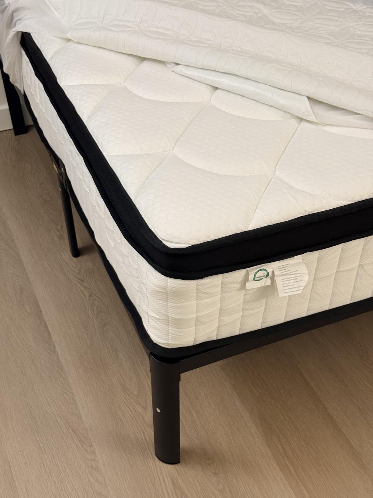 King Size Mattress, 12 Inch Hybrid Mattress King Size in a Box, Medium Firm | King Mattress with Cooling Gel Memory Foam & Pocket Springs, Back Pressure Relief, Motion Isolation, Edge Support, Pillow Top customer photo 2