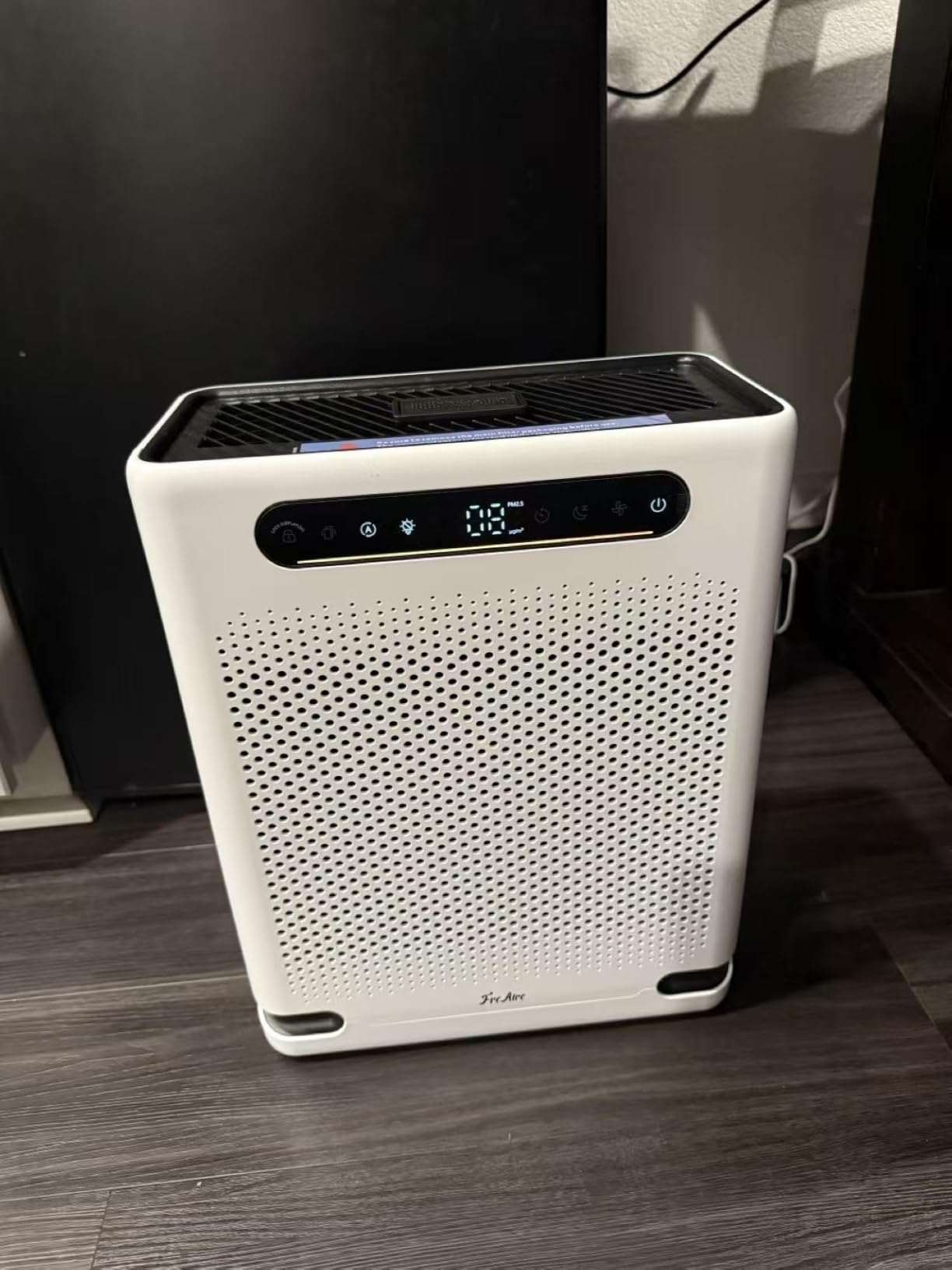 FreAire Air Purifiers for Home Large Room Up to 2600 Ft², HAP605, White | HEPA Air Purifier with Washable Filter and Real-Time PM2.5 Display, 20 dB Sleep Mode, Turbo Mode for Pet Hair, Dust & Smoke customer photo 1