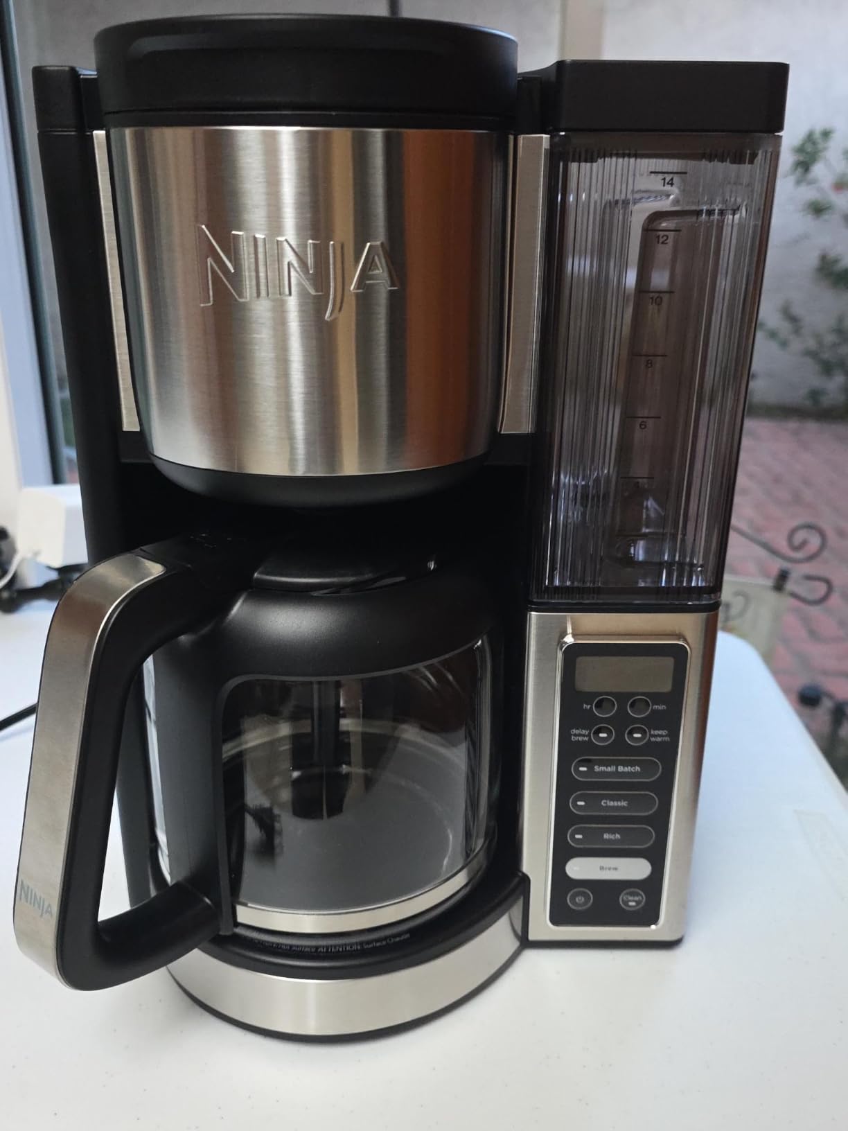 Ninja Fresh Brew Coffee Maker, 14 Cup Glass Carafe, Stainless, CE451AMZ | Programmable, Classic & Rich brew, 70-oz. Removable Water Reservoir, Small Batch, 24-hr Delay Brew, Adjustable Warming Plate customer photo 1