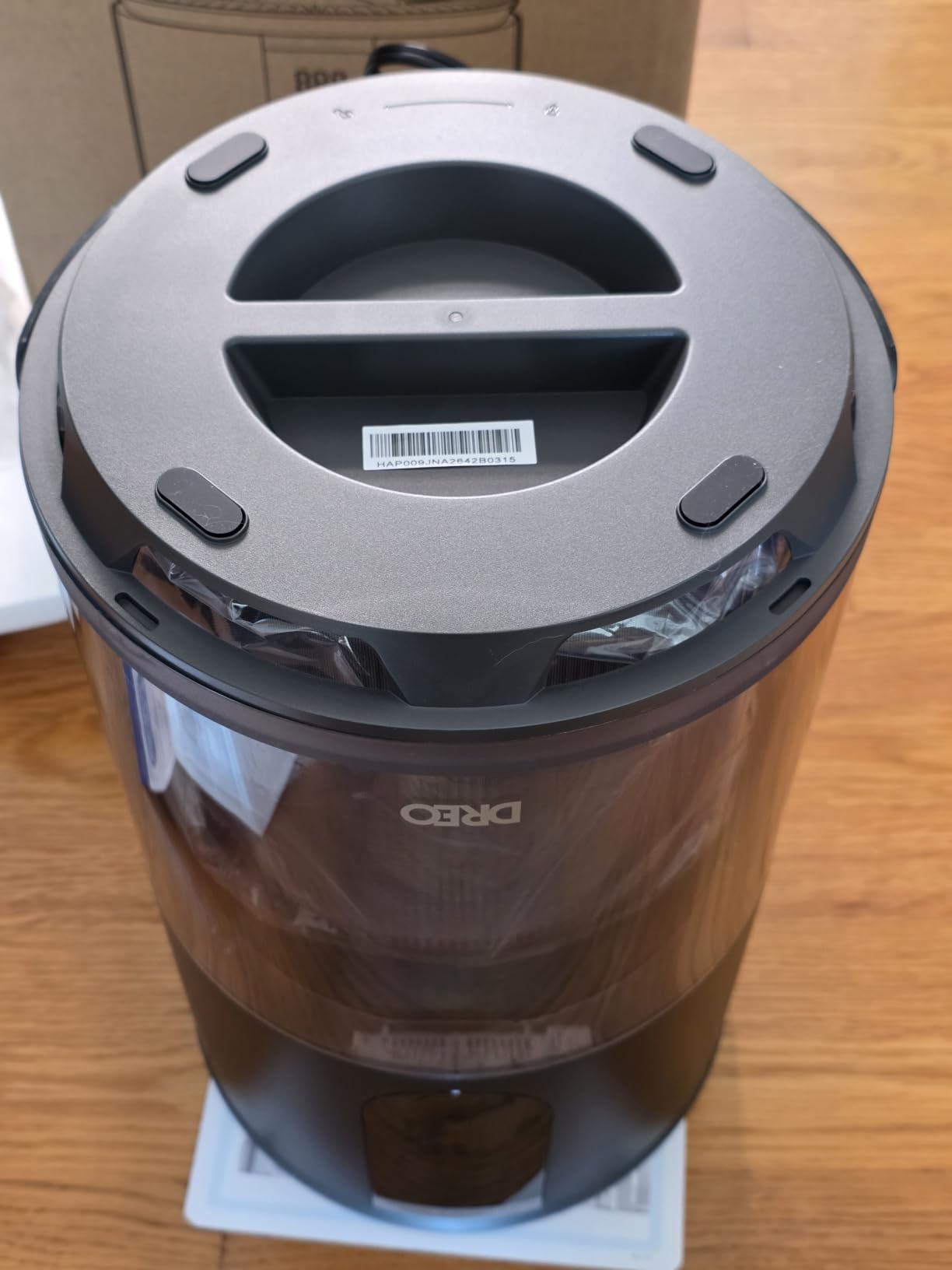 DREO Air Purifier for Home, Up to 1176 ft², HEPA Air Cleaner for Large Rooms & Bedrooms, Pets, Smoke, Dust, Pollen & Odors, PM2.5 Monitor, Auto, Turbo & Quiet Sleep Mode, 4 Speeds, DR-HAP009 (Dreo 539) customer photo 1