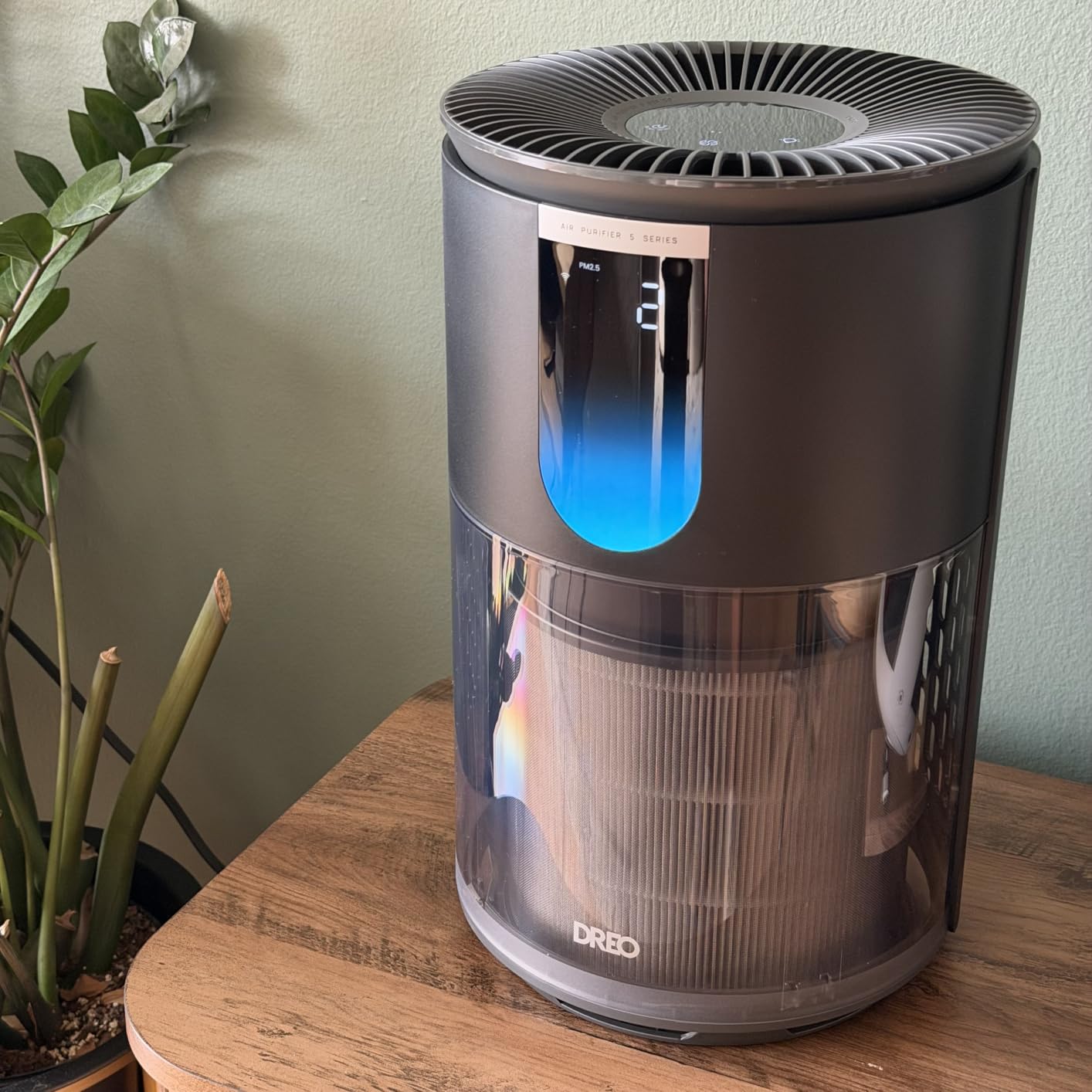 DREO Air Purifier for Home, Up to 1176 ft², HEPA Air Cleaner for Large Rooms & Bedrooms, Pets, Smoke, Dust, Pollen & Odors, PM2.5 Monitor, Auto, Turbo & Quiet Sleep Mode, 4 Speeds, DR-HAP009 (Dreo 539) customer photo 2