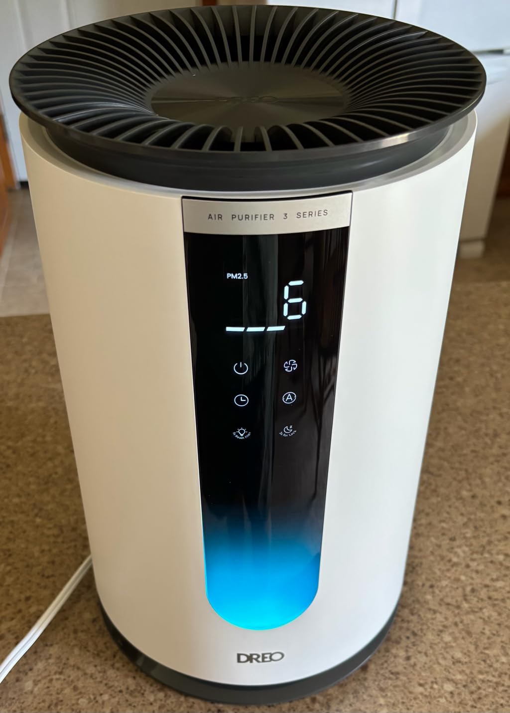 DREO HEPA Air Purifier for Home, AHAM VERIFIDE Air Cleaner for Bedroom, Pets, Smoke, Dust, Pollen & Odors, PM2.5 Monitor, Auto, Turbo & Quiet Sleep Mode, 4 Speeds, Scent Diffuser, DR-HAP008 (Dreo 338) customer photo 2