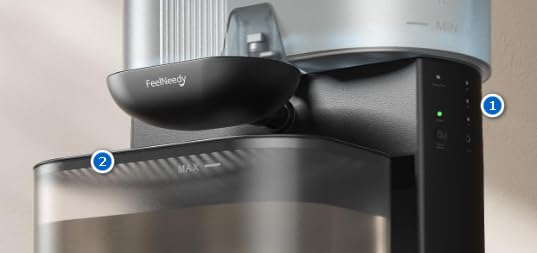 FEELNEEDY Wireless Cat Water Fountain Filterless 3.5L customer photo 1