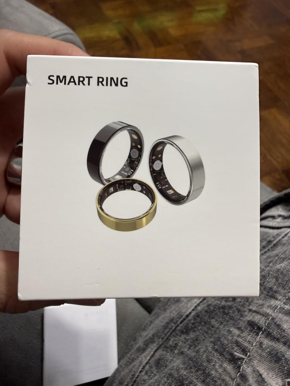 Smart Ring for Women Men, Fitness Tracker Ring with Free App No Subscription Fee, 7 Days Battery Life, Sleep Monitor, Heart Rate & Step Tracker, IP68 Waterproof, Android/iOS Compatible (Black, 9) customer photo 1