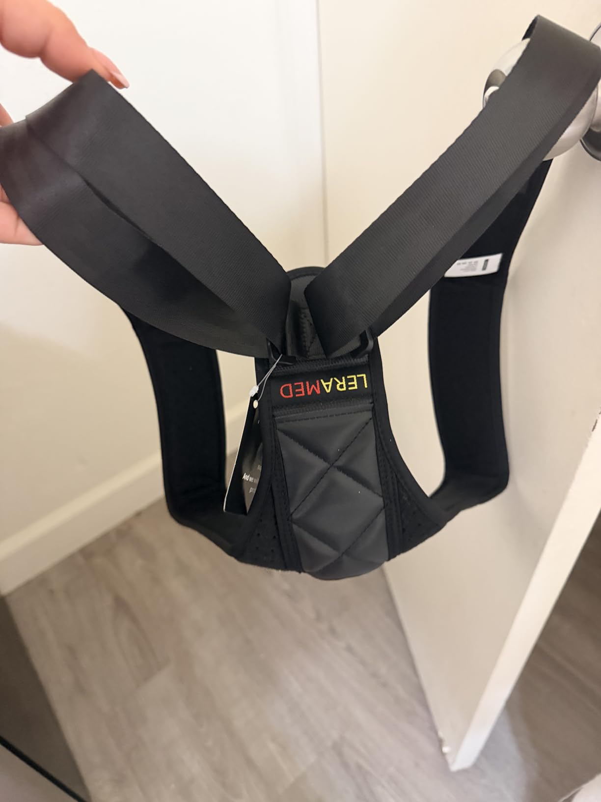 NEW 2026 Posture Corrector for Men & Women - Adjustable Figure-8 Back Brace for Rounded Shoulders & Upper Back Support - Breathable & Invisible Under Shirts - Desk Job & Computer Work - All-Day Brace customer photo 2