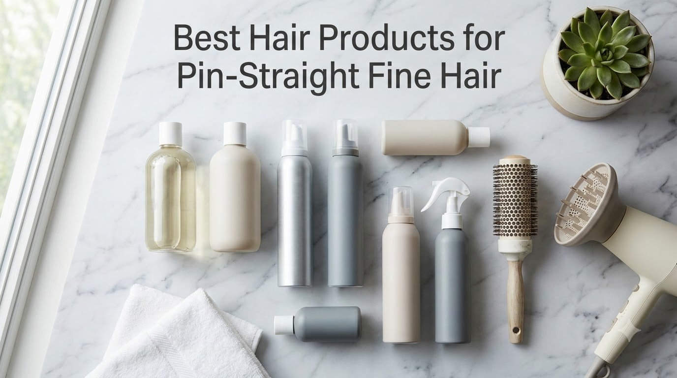 Best Hair Products for Pin-Straight Fine Hair