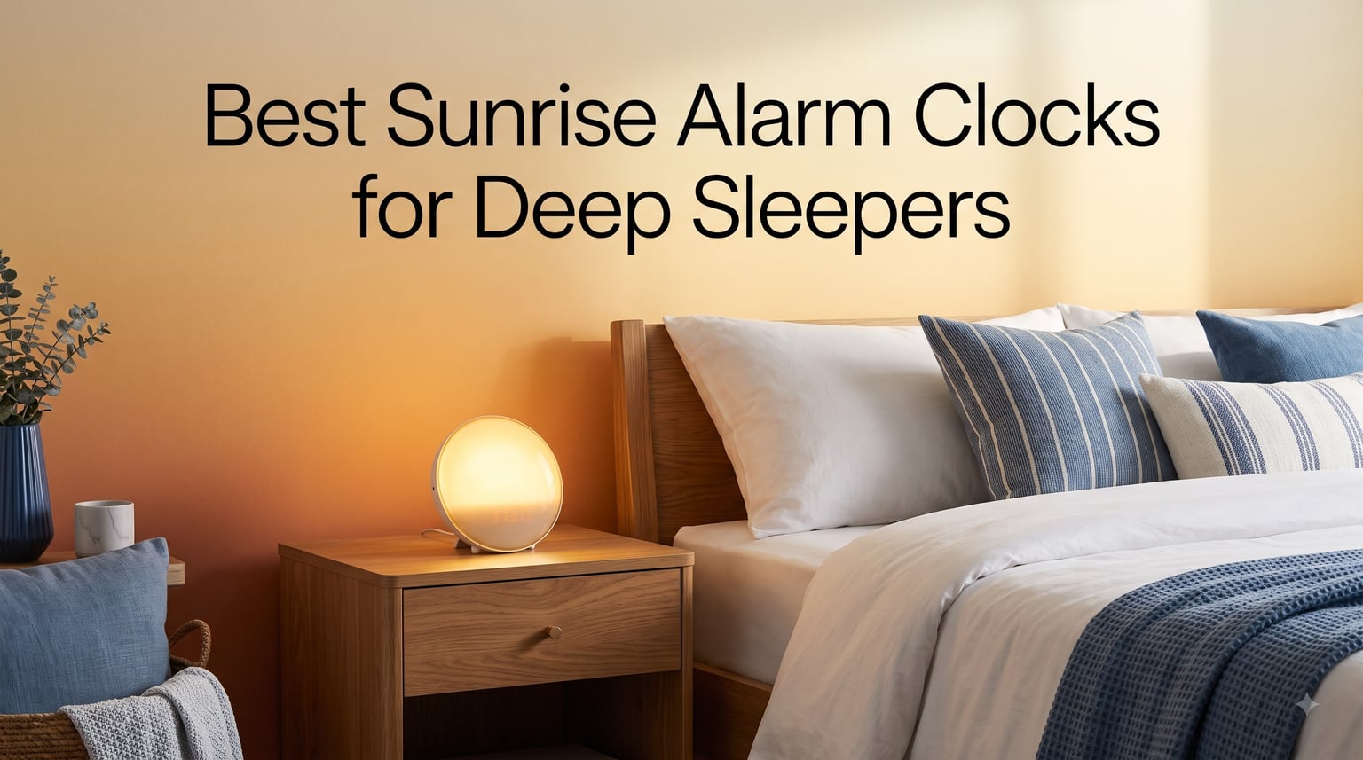 Best Sunrise Alarm Clocks for Deep Sleepers