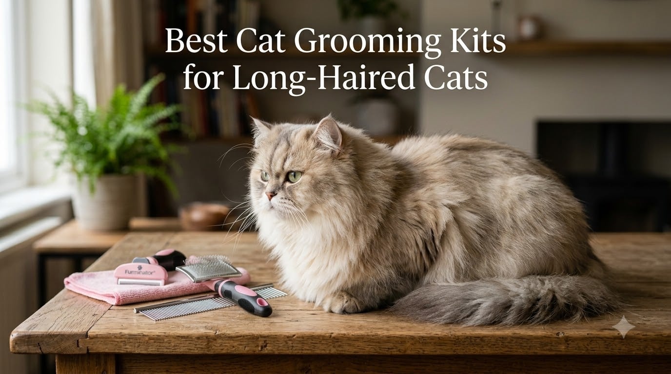 Best Cat Grooming Kits for Long-Haired Cats