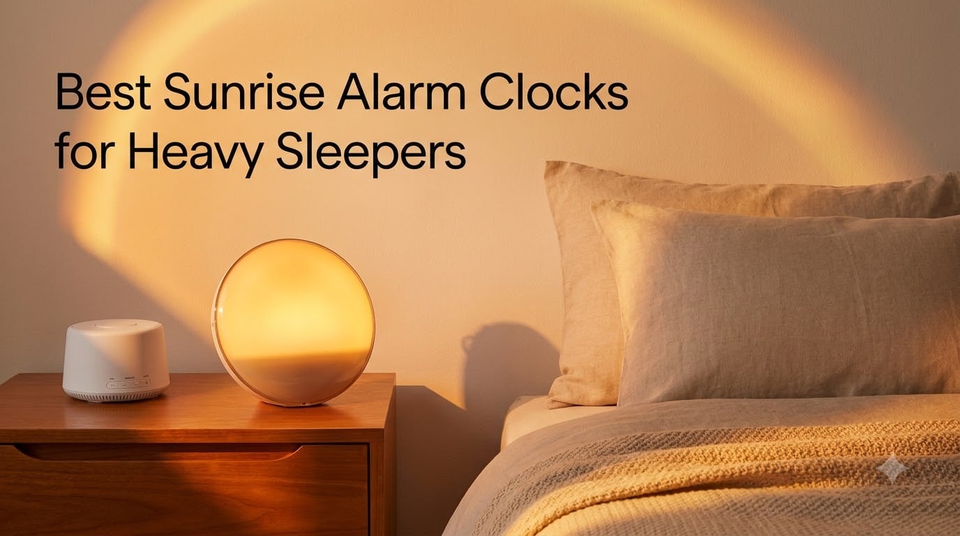Best Sunrise Alarm Clocks for Heavy Sleepers