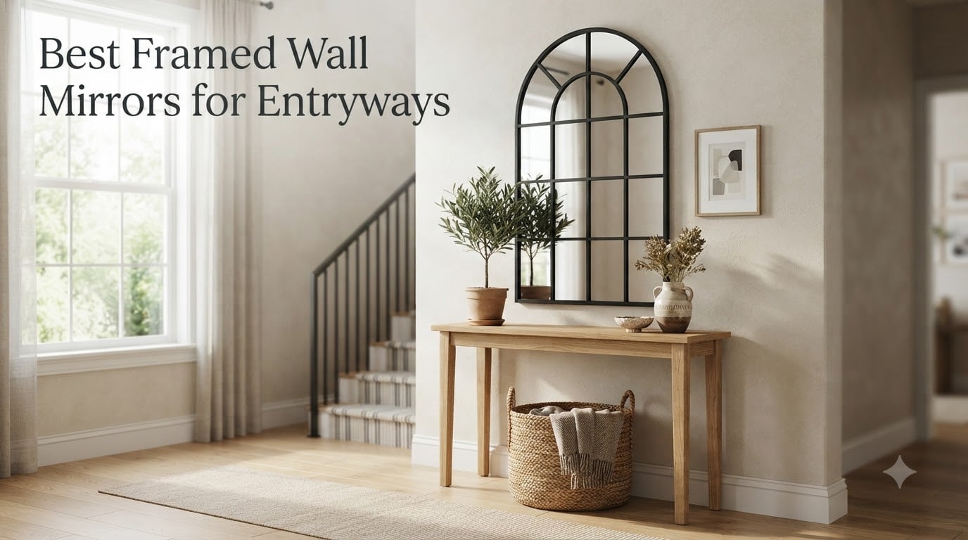 Best Framed Wall Mirrors for Entryways