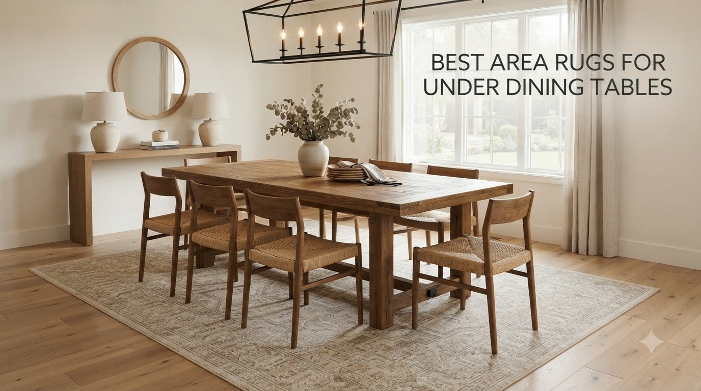 Best Area Rugs for Under Dining Tables