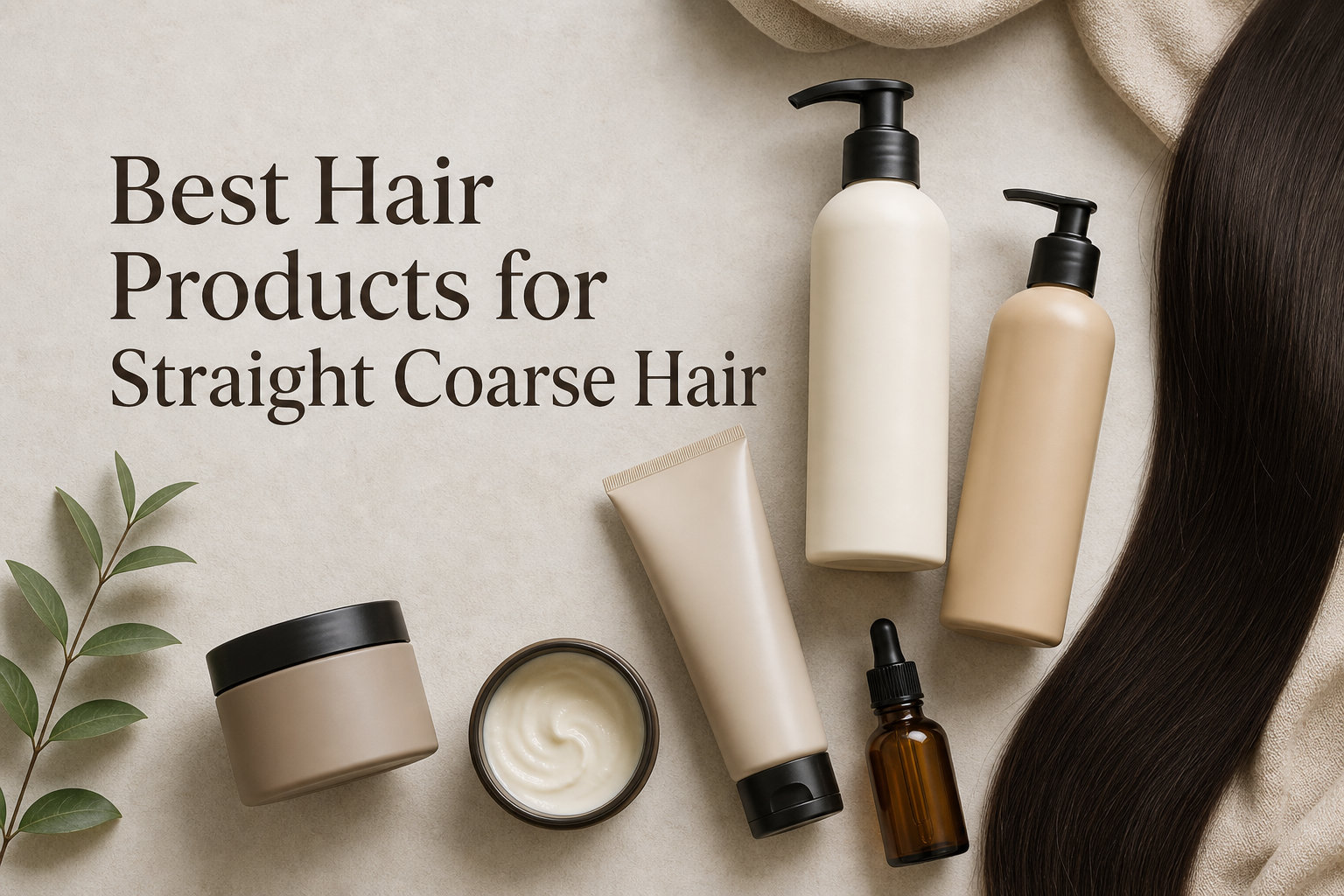 Best Hair Products for Straight Coarse Hair