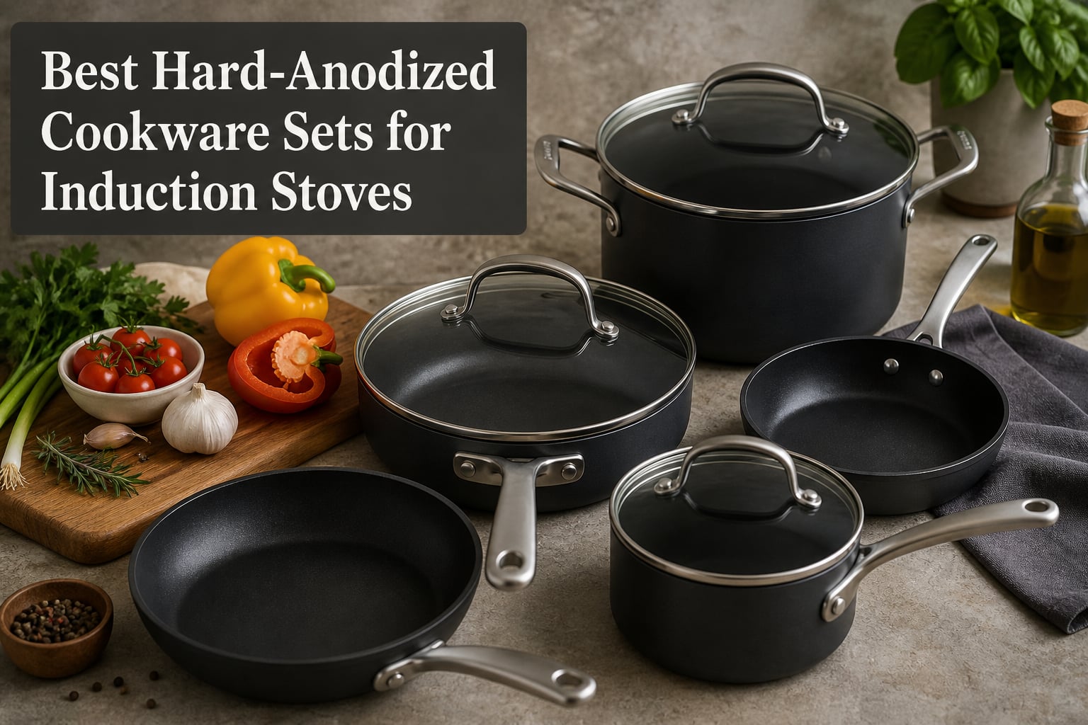 Best Hard-Anodized Cookware Sets for Induction Stoves