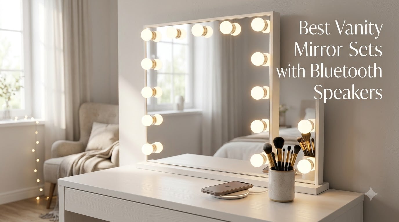 Best Vanity Mirror Sets with Bluetooth Speakers