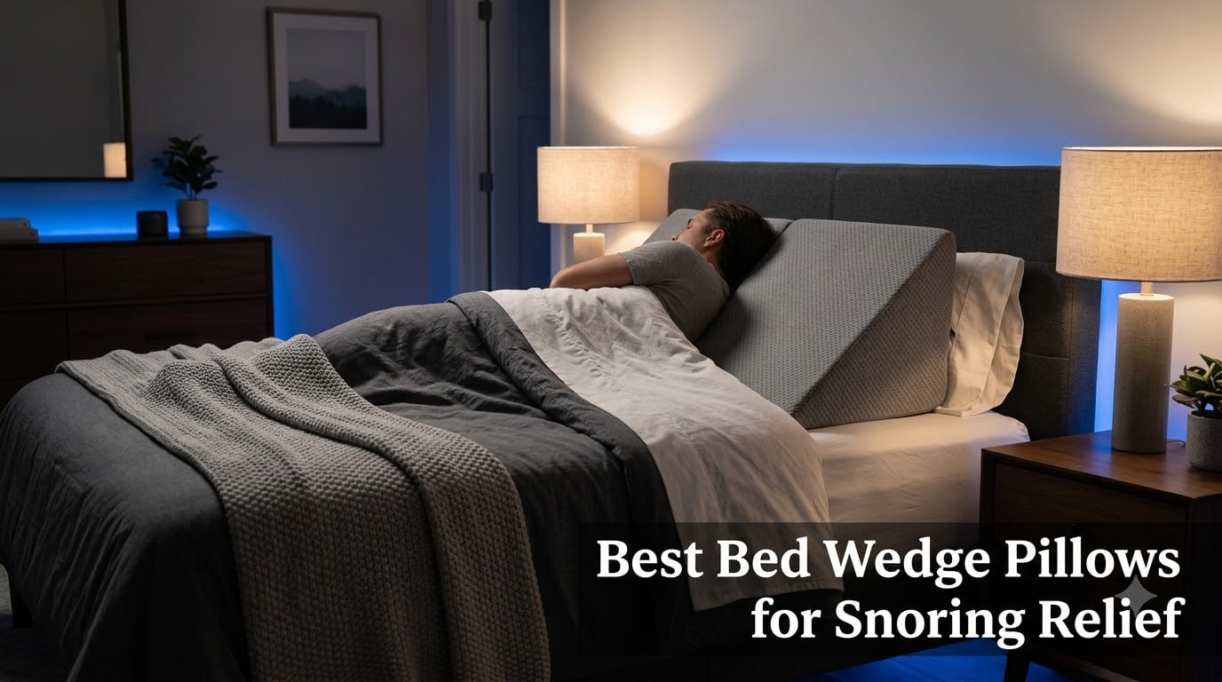 Best Bed Wedge Pillows for Snoring Relief