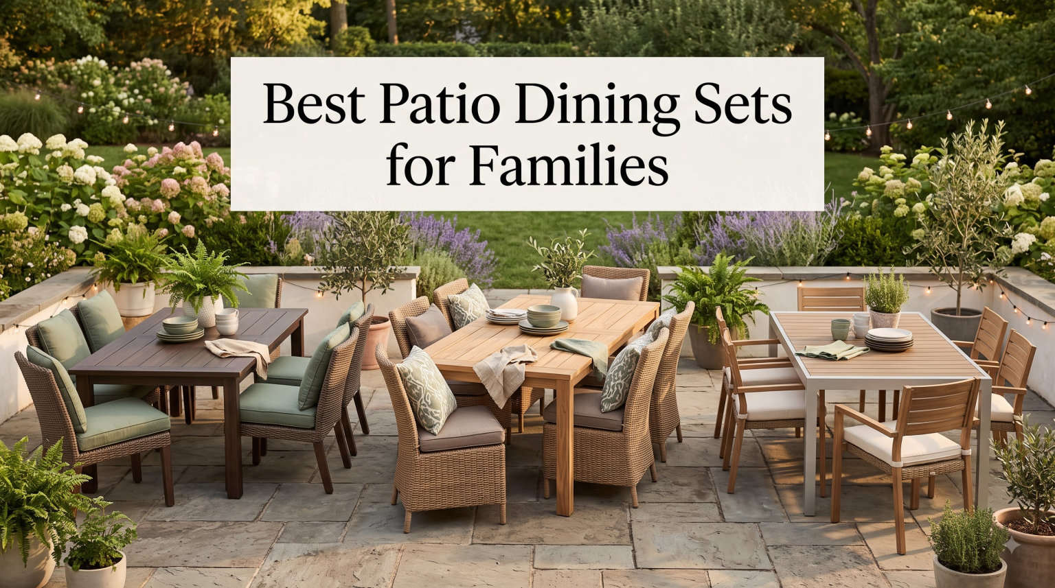 Best Patio Dining Sets for Families