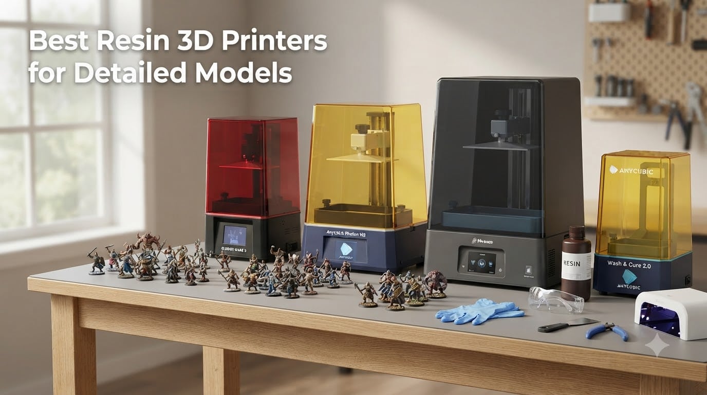 Best Resin 3D Printers for Detailed Models