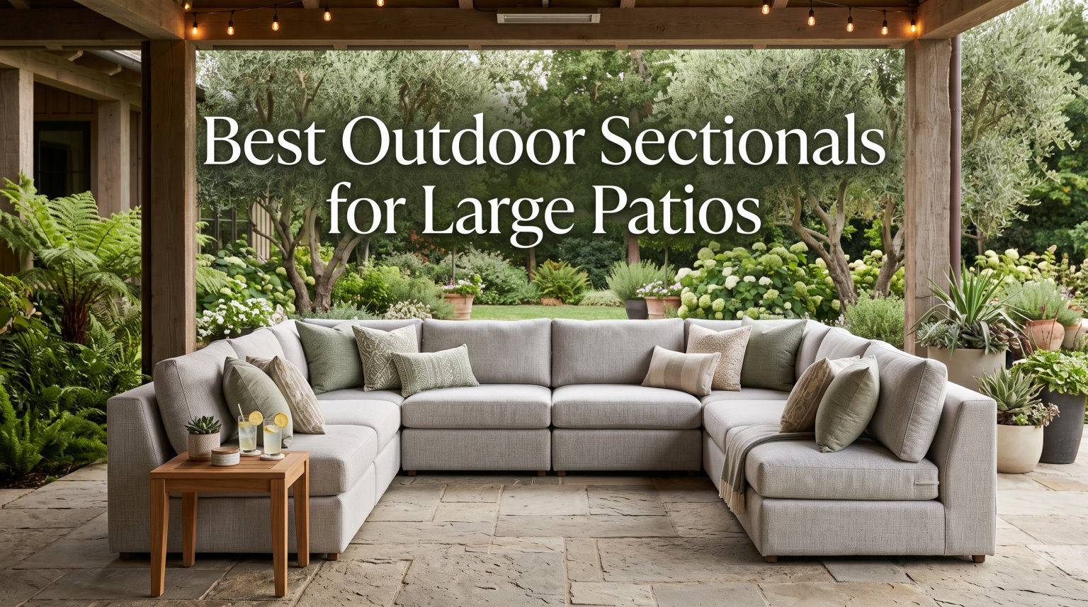 Best Outdoor Sectionals for Large Patios