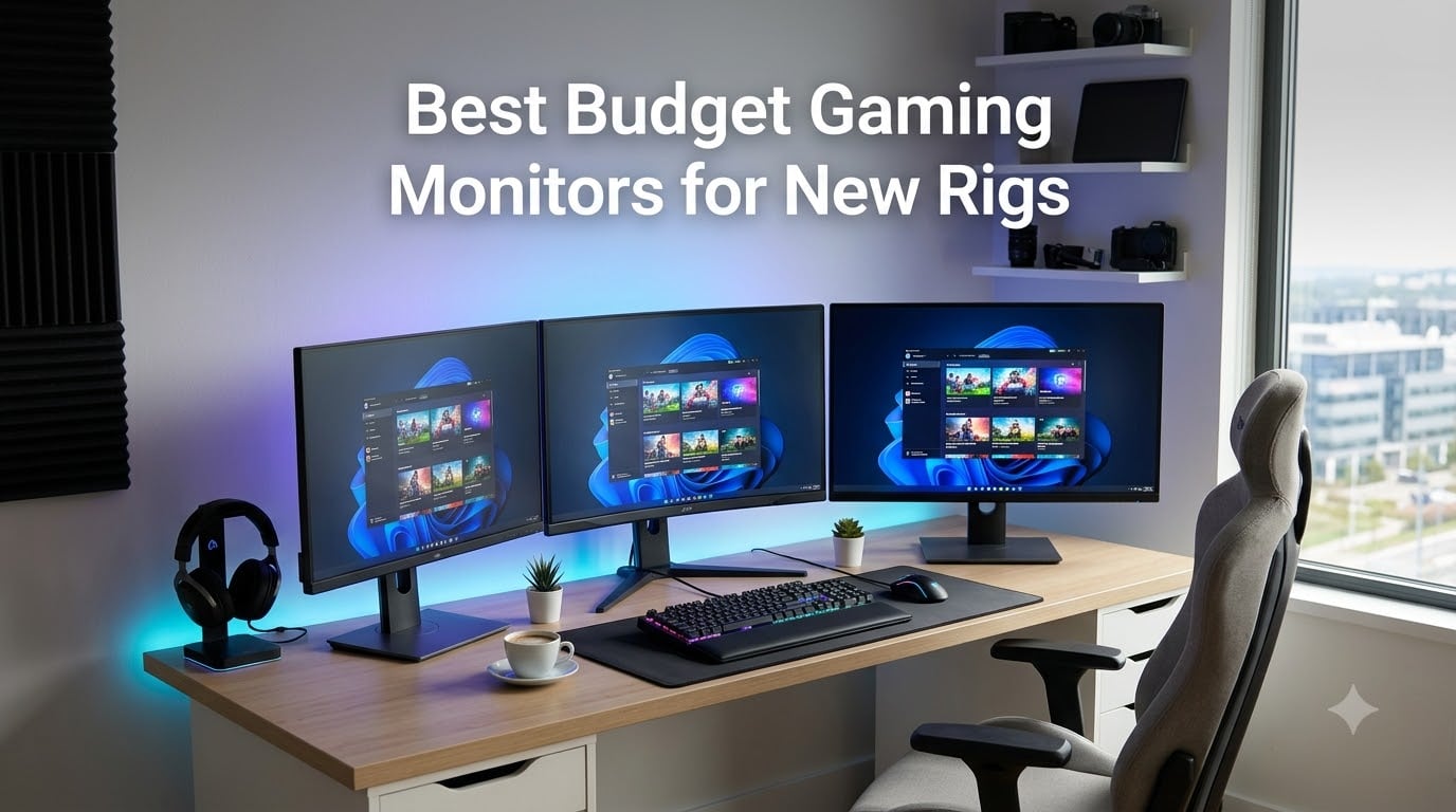 Best Budget Gaming Monitors for New Rigs