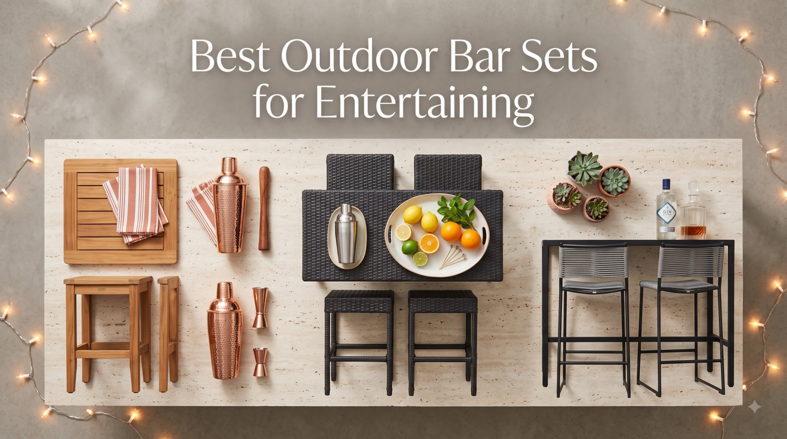 Best Outdoor Bar Sets for Entertaining