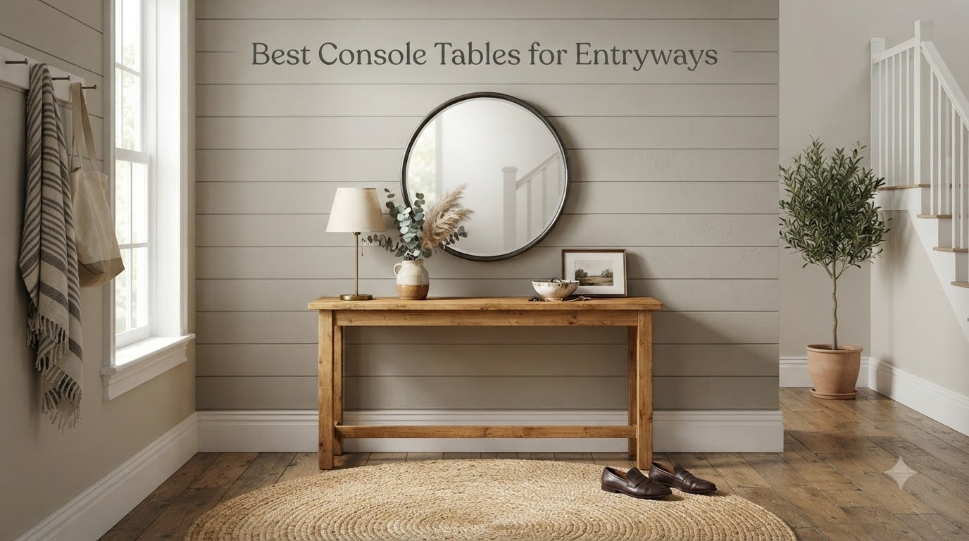 Best Console Tables for Entryways
