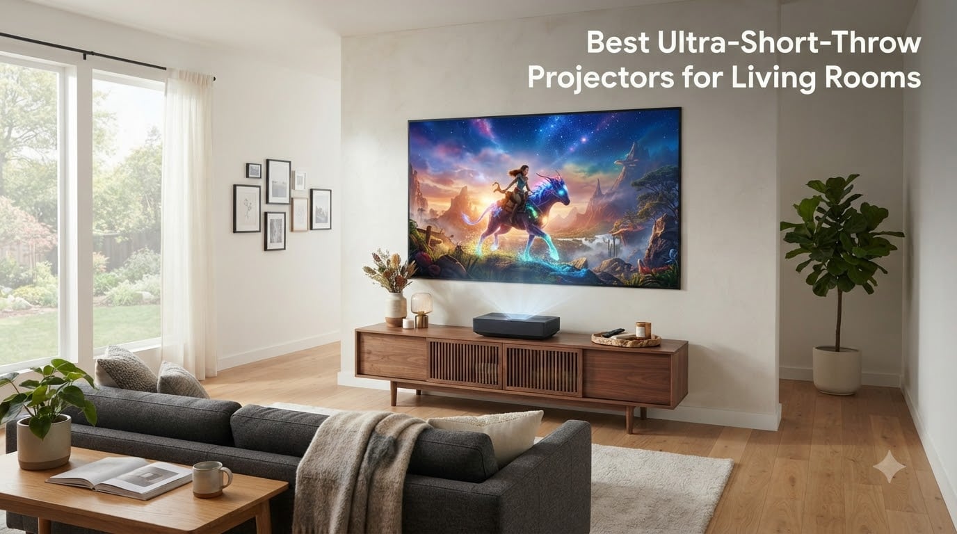Best Ultra-Short-Throw Projectors for Living Rooms