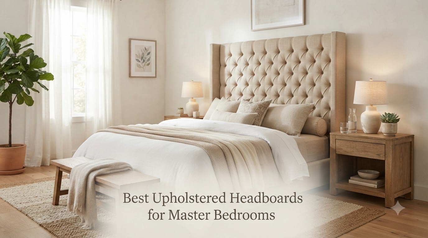 Best Upholstered Headboards for Master Bedrooms