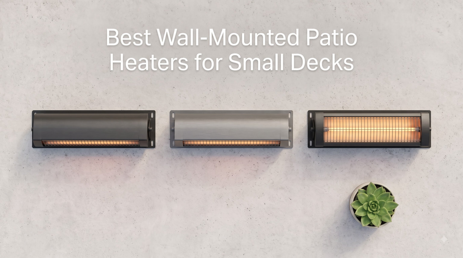 Best Wall-Mounted Patio Heaters for Small Decks