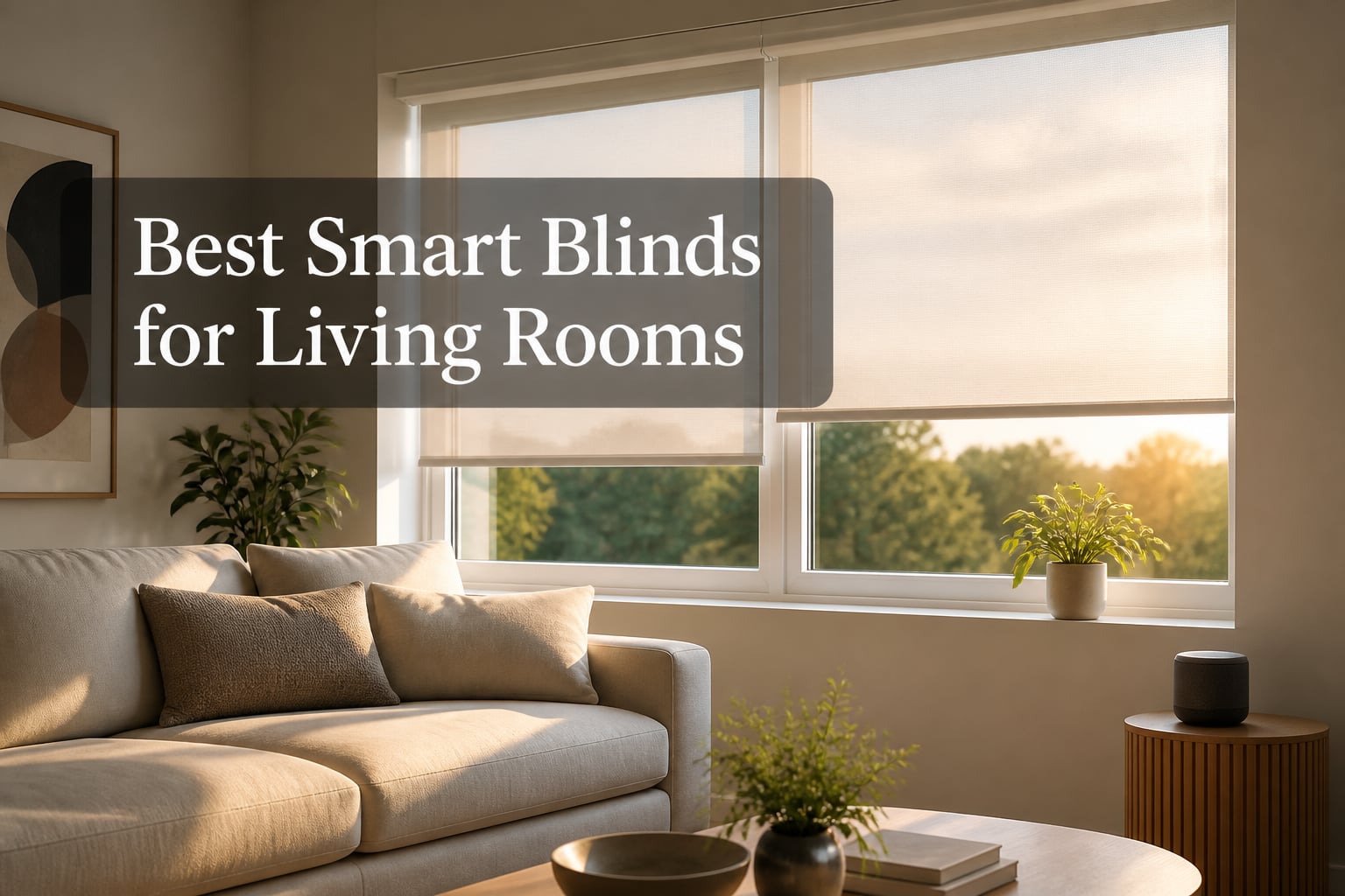Best Smart Blinds for Living Rooms