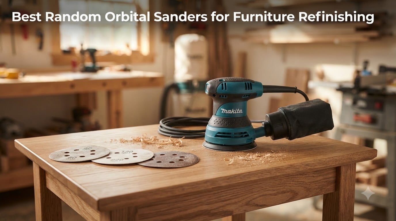 Best Random Orbital Sanders for Furniture Refinishing