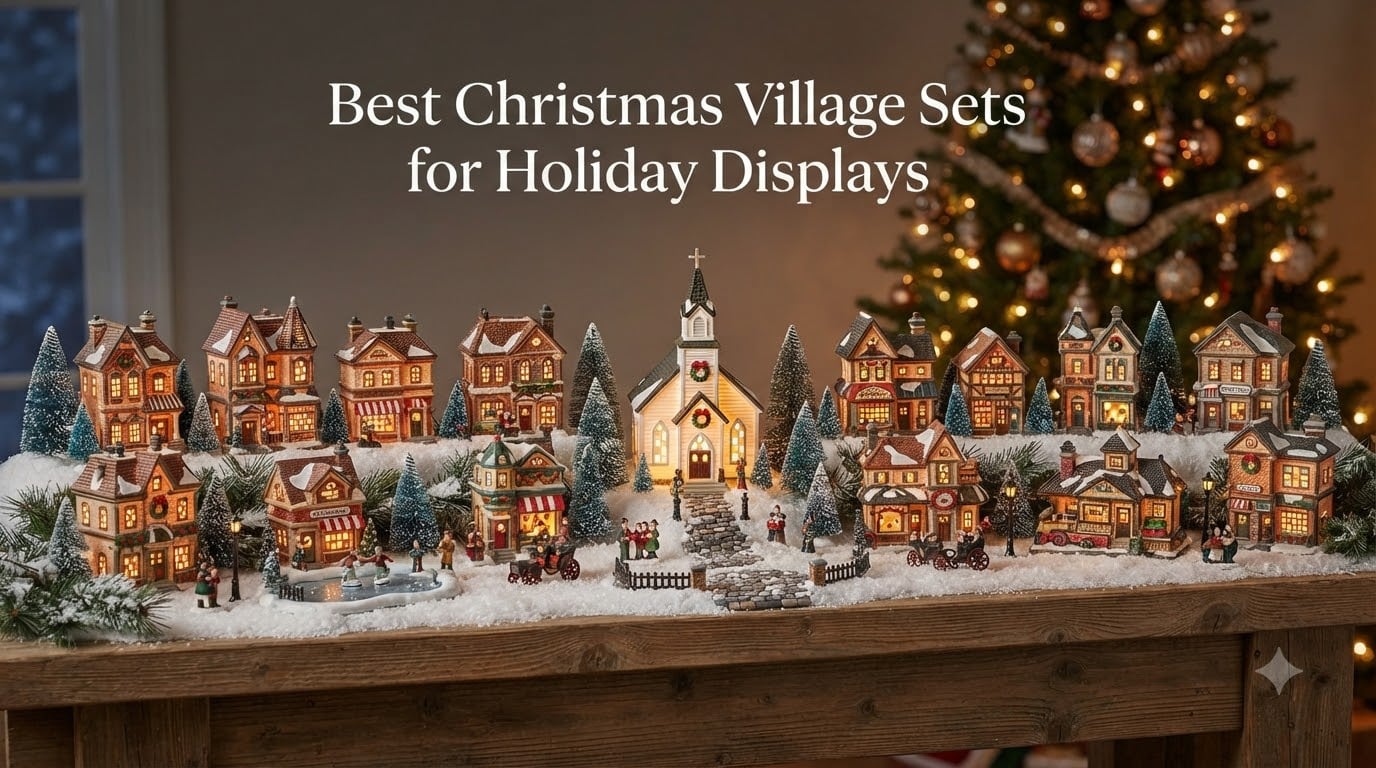 Best Christmas Village Sets for Holiday Displays