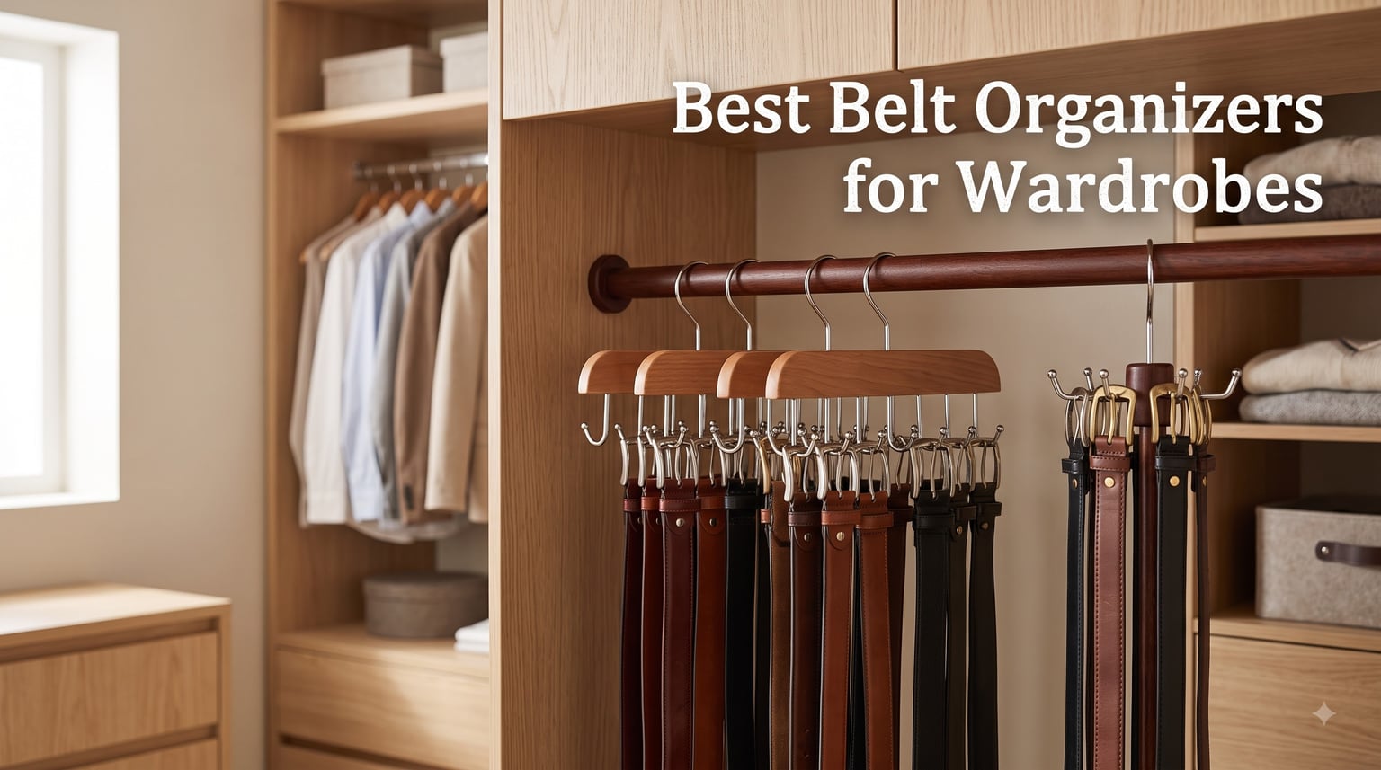 Best Belt Organizers for Wardrobes