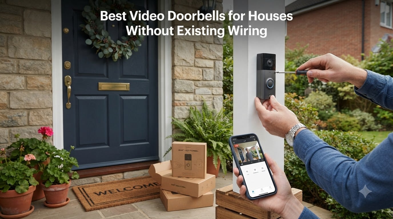 Best Video Doorbells for Houses Without Existing Wiring