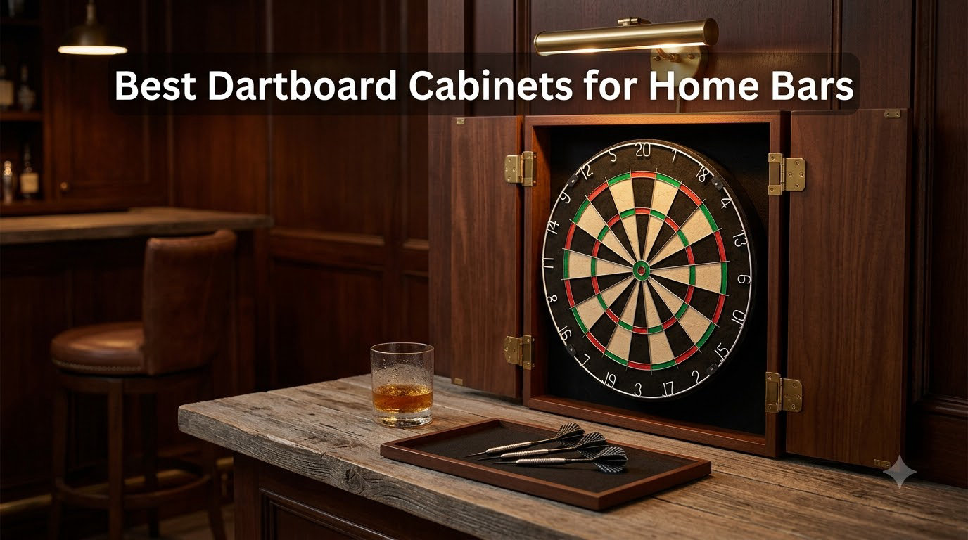 Best Dartboard Cabinets for Home Bars