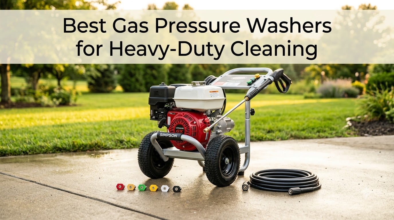Best Gas Pressure Washers for Heavy-Duty Cleaning